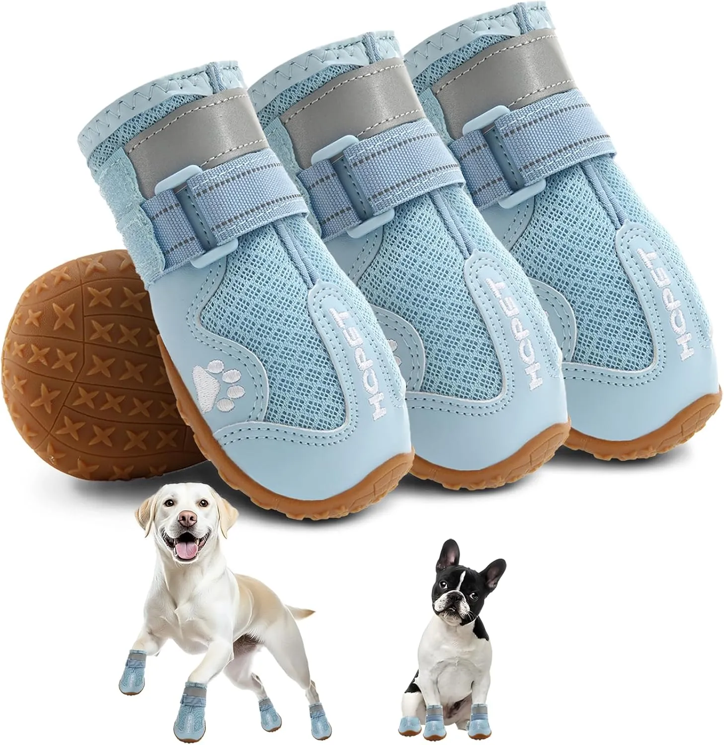Waterproof Dog Boots – Anti-Slip Paw  for Summer & Winter