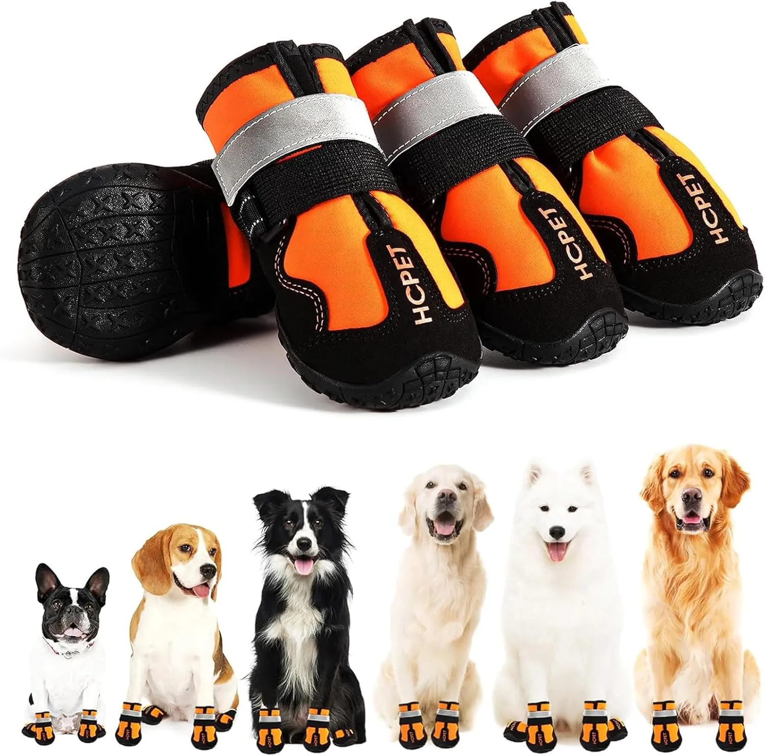 Waterproof Dog Boots – Anti-Slip Paw  for Summer & Winter