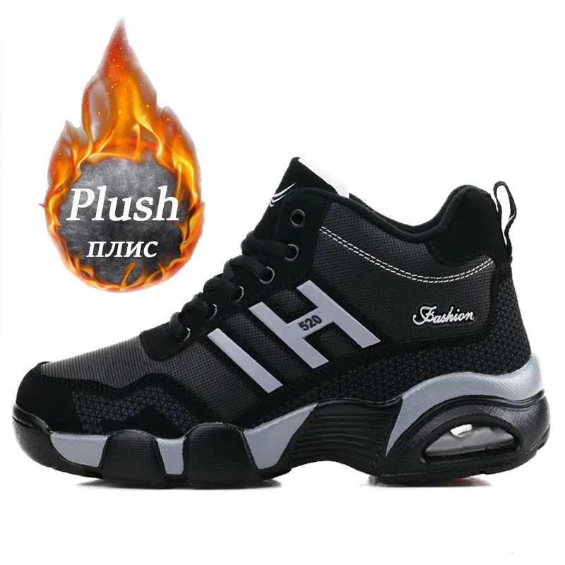 Winter Warm PU Leather Waterproof Boots