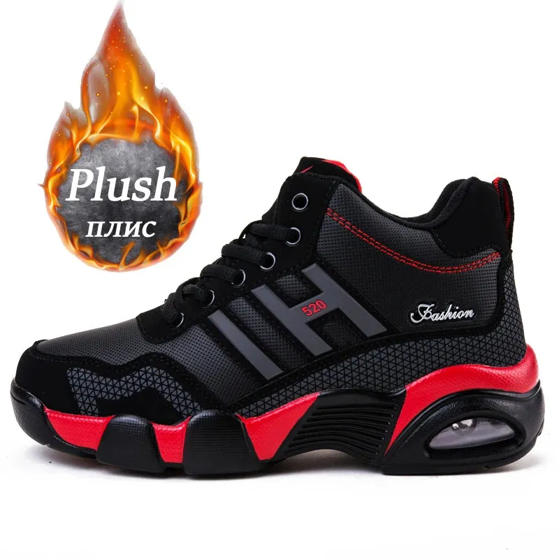 Winter Warm PU Leather Waterproof Boots