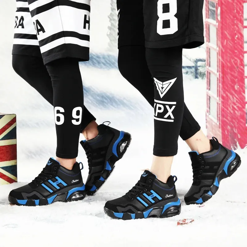 Winter Warm PU Leather Waterproof Boots