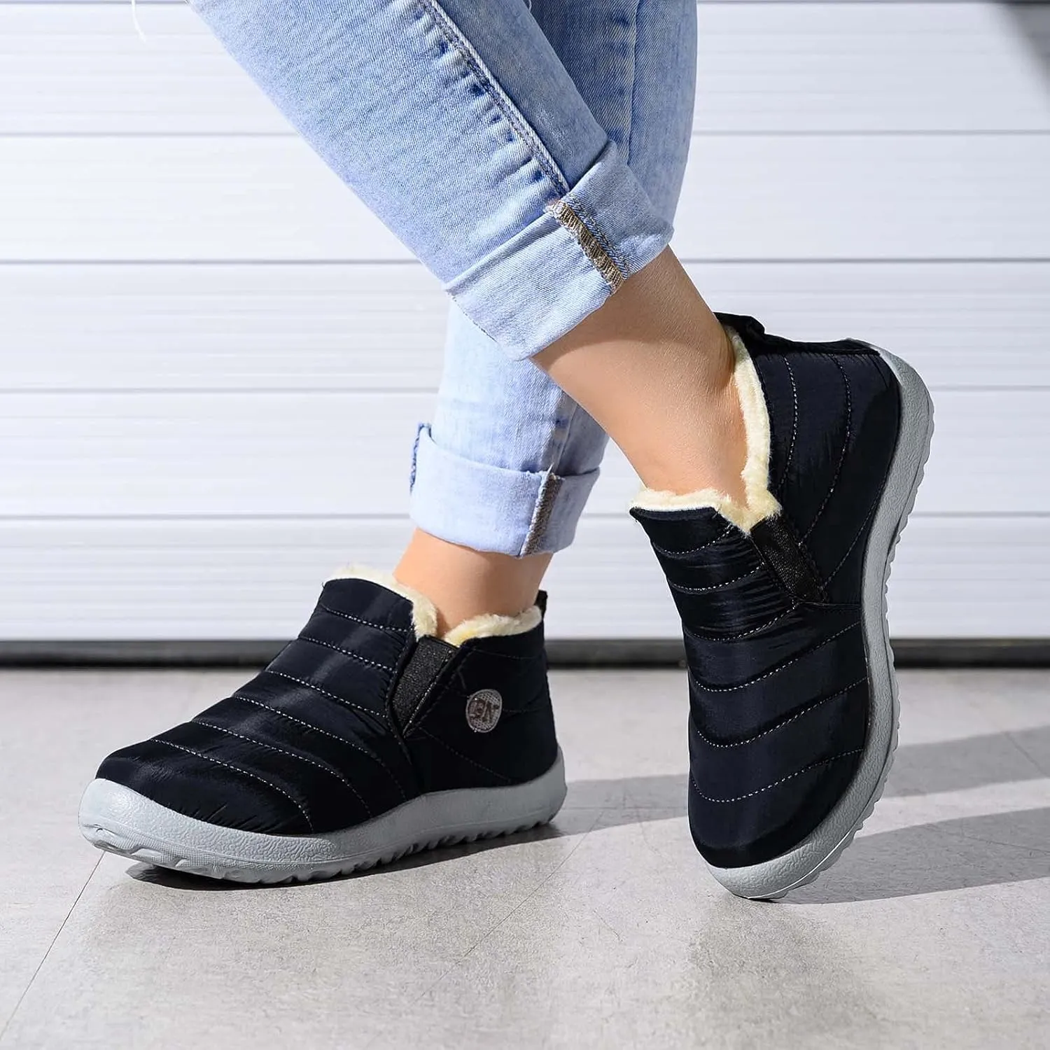 Women Boots Winter Short Ladies Winter Shoes Waterproof Women Snow Boots Winter Shoes with Fur Lined Bj Waterproof Boot Wide Calf Boots for Women Snow Booties for Men