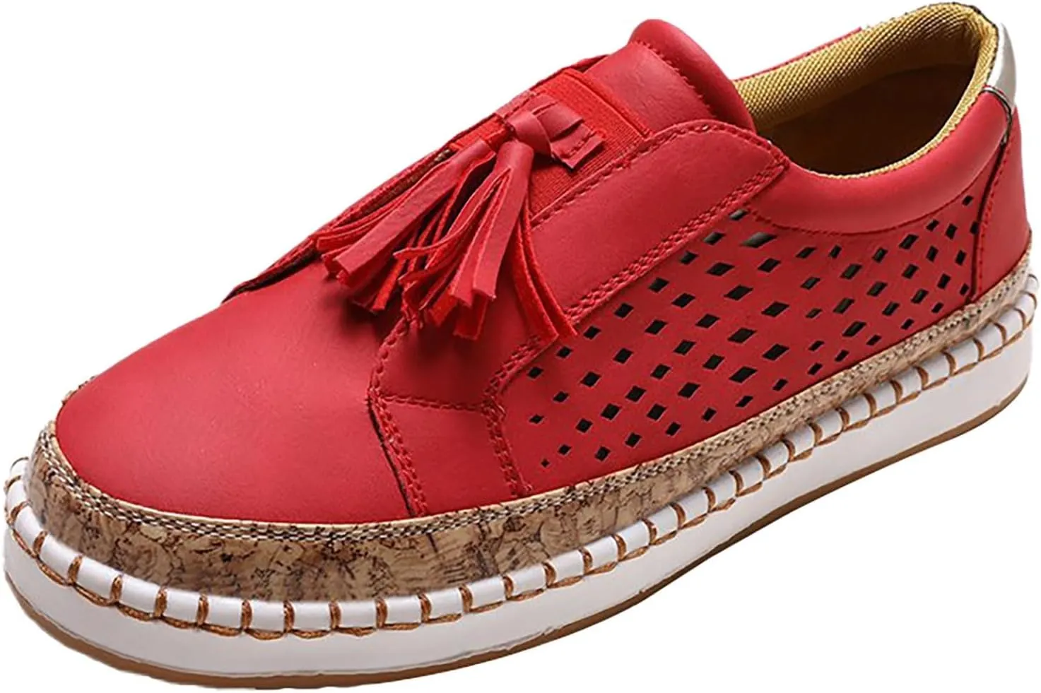 Womens Orthopedic Diabetic Walking Sneakers Slip On Shoes with Arch Support Comfortable Casual Loafers Plantar Fasciitis Relief Foot Pain