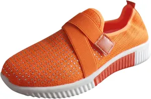 Womens Orthopedic Walking Loafers Slip On Sneakers with Arch Support Comfortable Casual Shoes Plantar Fasciitis Relief Foot Heel Pain Diabetic Feet