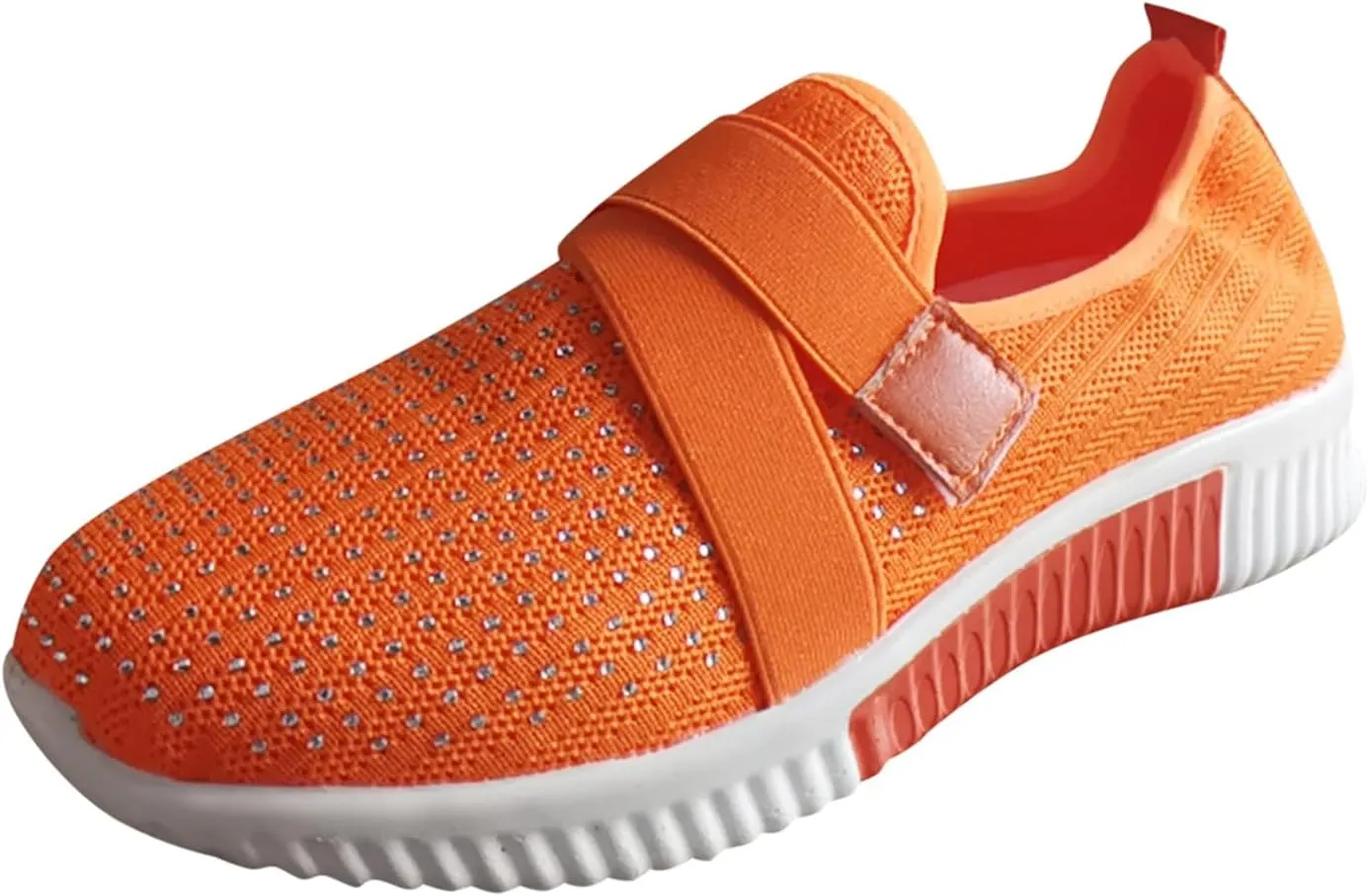 Womens Orthopedic Walking Loafers Slip On Sneakers with Arch Support Comfortable Casual Shoes Plantar Fasciitis Relief Foot Heel Pain Diabetic Feet