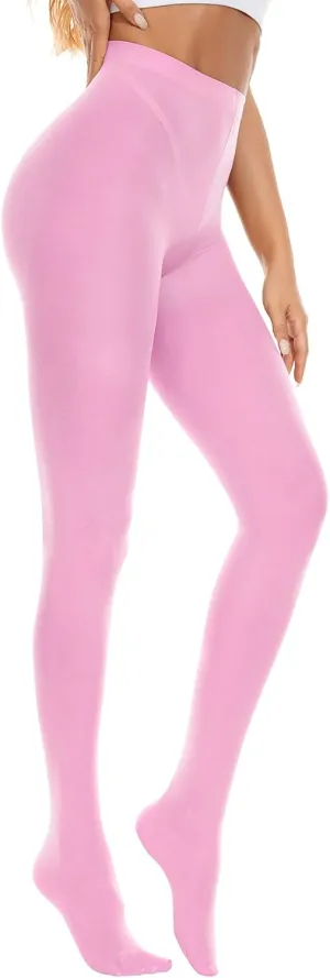 Zando 80 Denier Compression Stockings Run Resistant Tights for Women Semi Opaque Pantyhose Solid Color Leggings