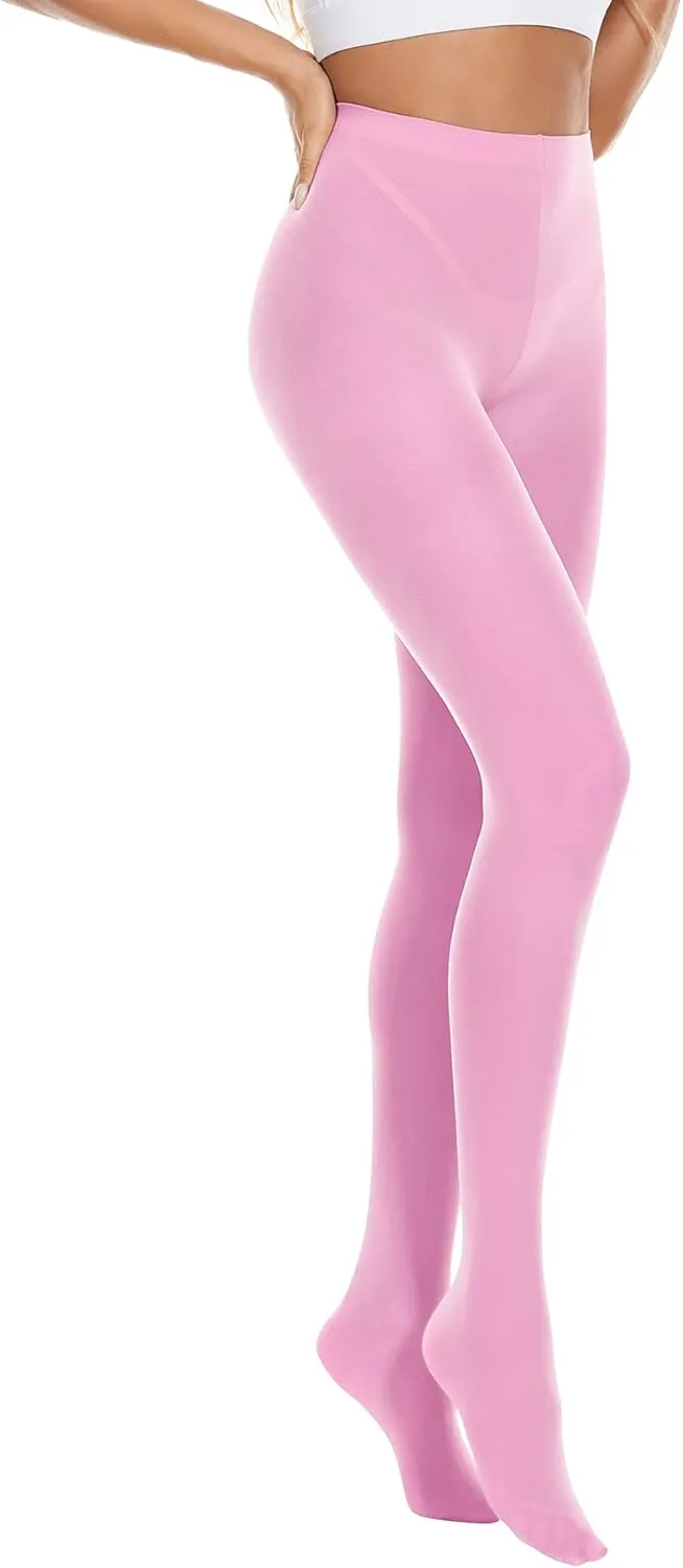 Zando 80 Denier Compression Stockings Run Resistant Tights for Women Semi Opaque Pantyhose Solid Color Leggings
